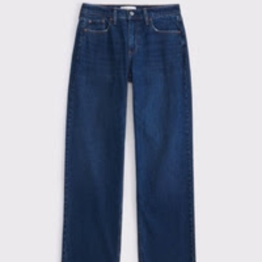 Abercrombie & Fitch Women's Low Rise Baggy Jean size 27 long